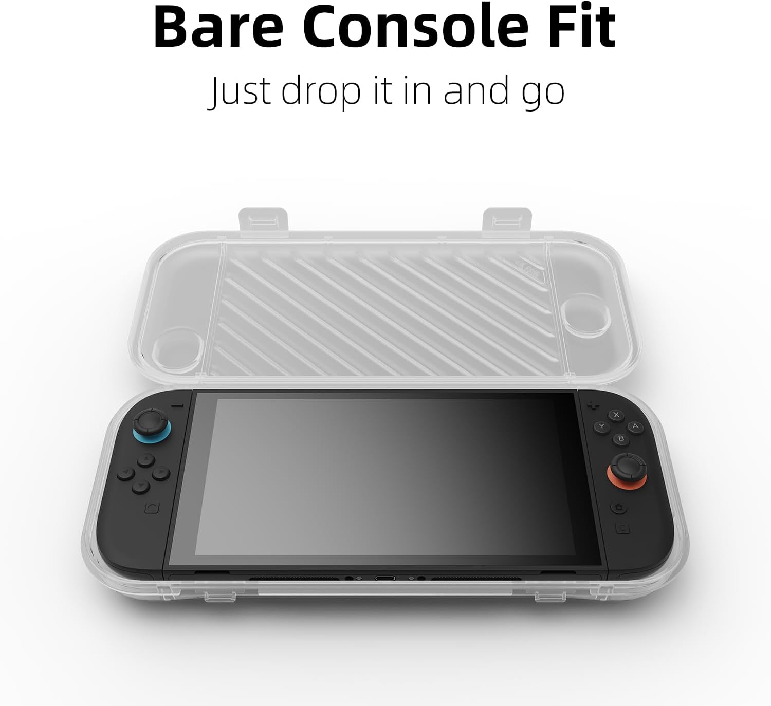 Detalle de Savage Raven Schutzhülle für Nintendo Switch 2 – klare, schlanke Hartschale von Skull & Co.