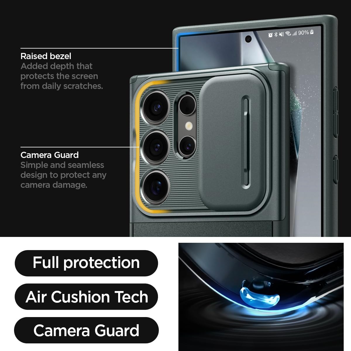 Thumbnail 4 de Spigen Funda Optik Armor para Samsung Galaxy S24 Ultra 5G 💚