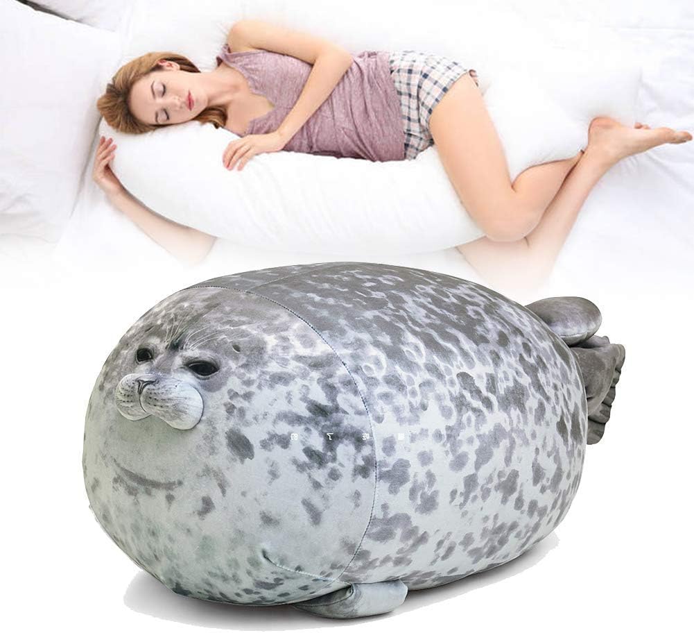 Detalle 2 de ETAOLINE Chubby Blob Seal Pillow – Cute Seal Plush Toy