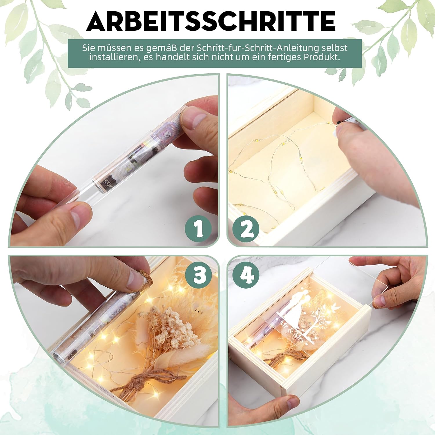 Detalle 2 de Hochzeitsgeschenke Holz Geldbox Mr. & Mrs