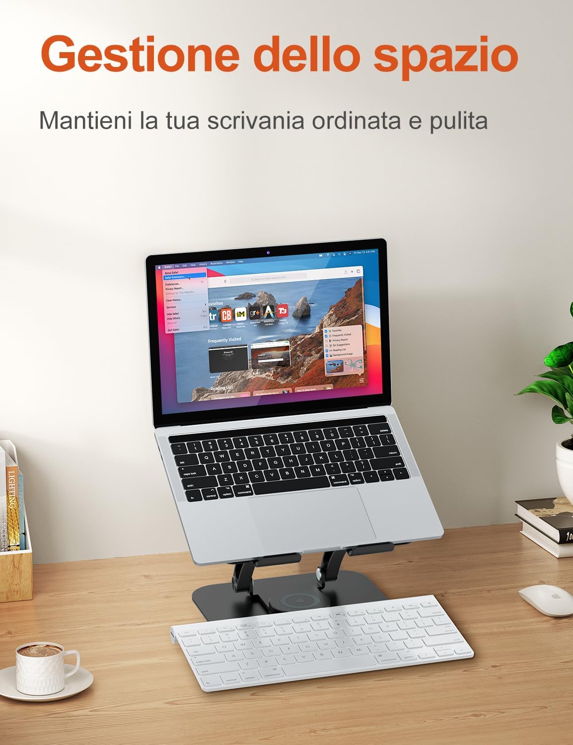Thumbnail 4 de tounee Adjustable Laptop Stand 360° Rotating