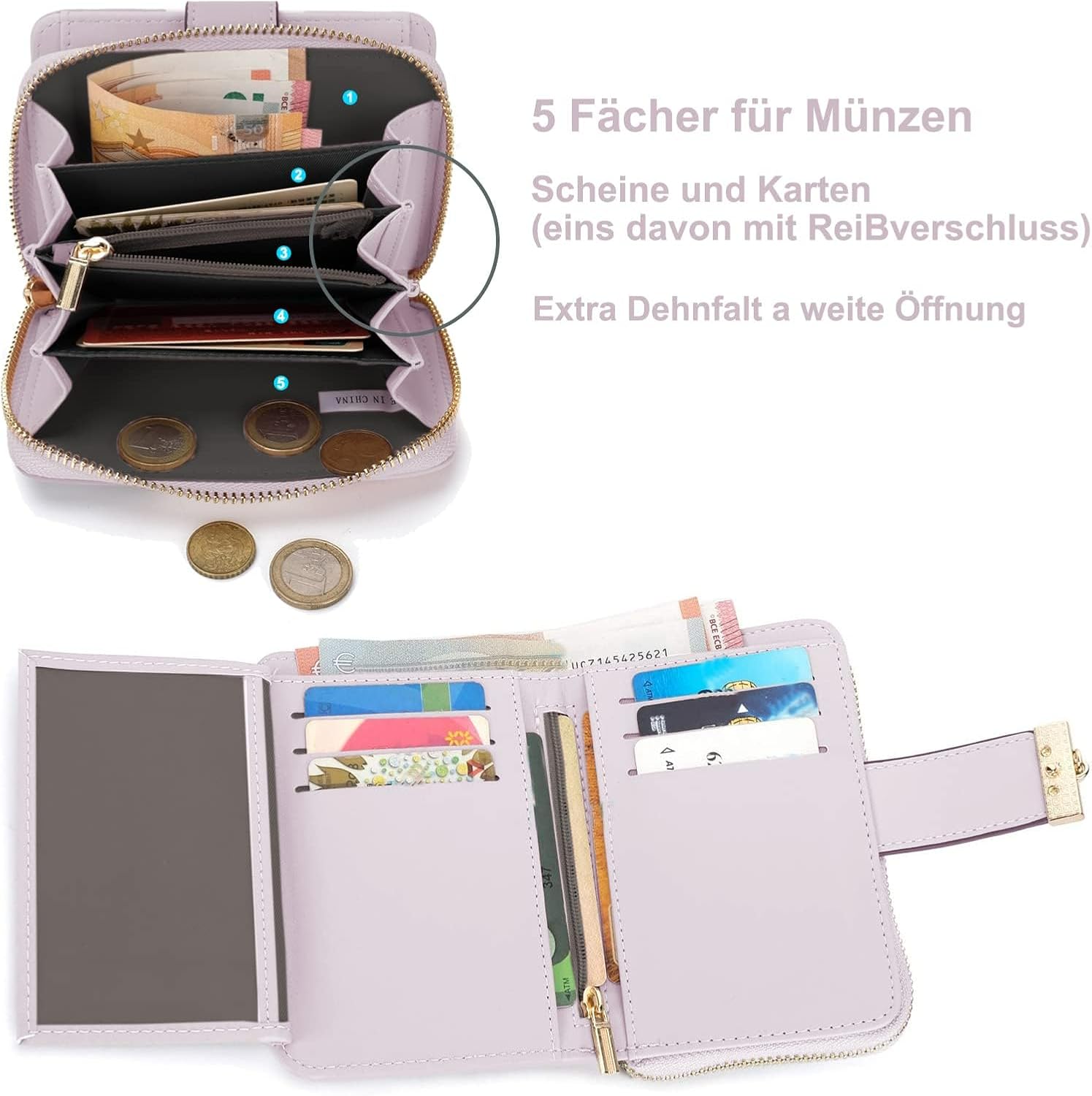 Thumbnail 2 de CALIYO Damen-Geldbeutel im Kurzformat