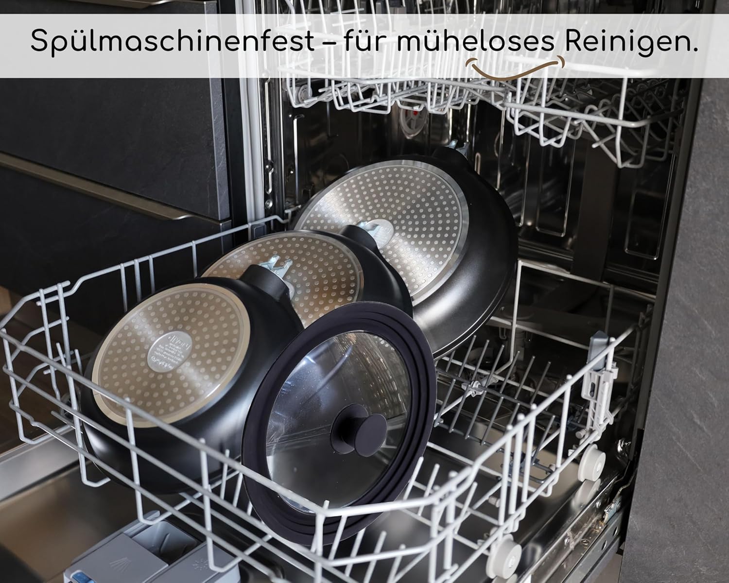 Thumbnail 6 de DIVORY Pfannendeckel für 28, 30 & 32 cm – Glasdeckel mit abgestuftem Silikonrand