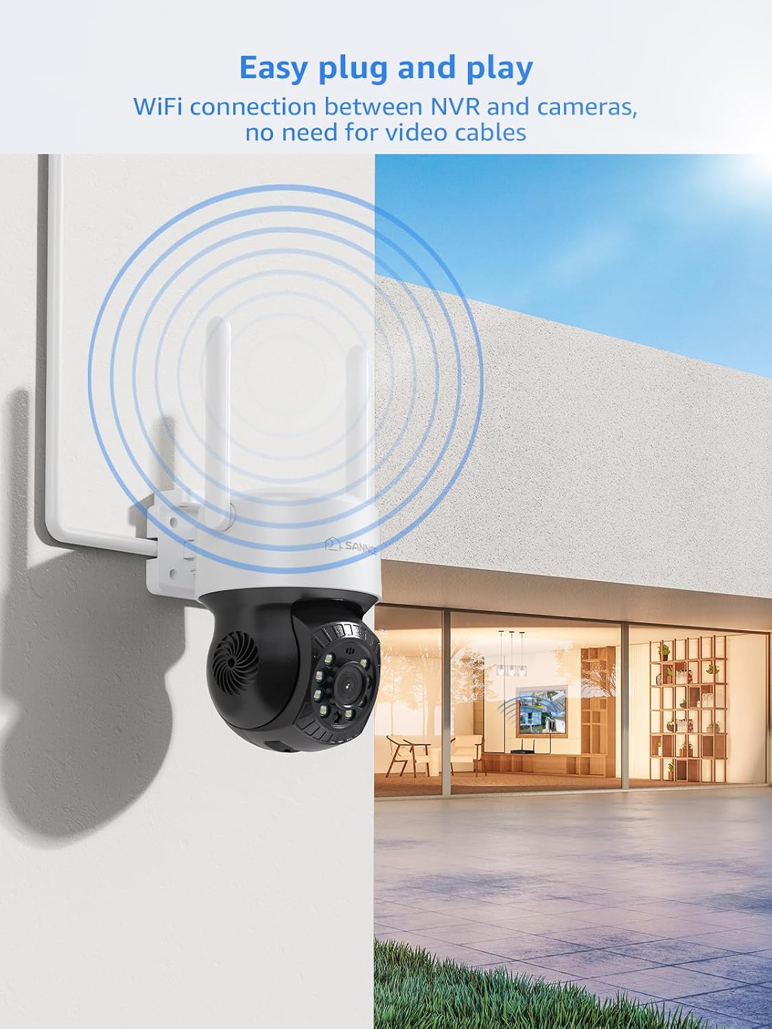 Thumbnail 4 de SANNCE PT Camera 2K 3MP Wireless Security Cam