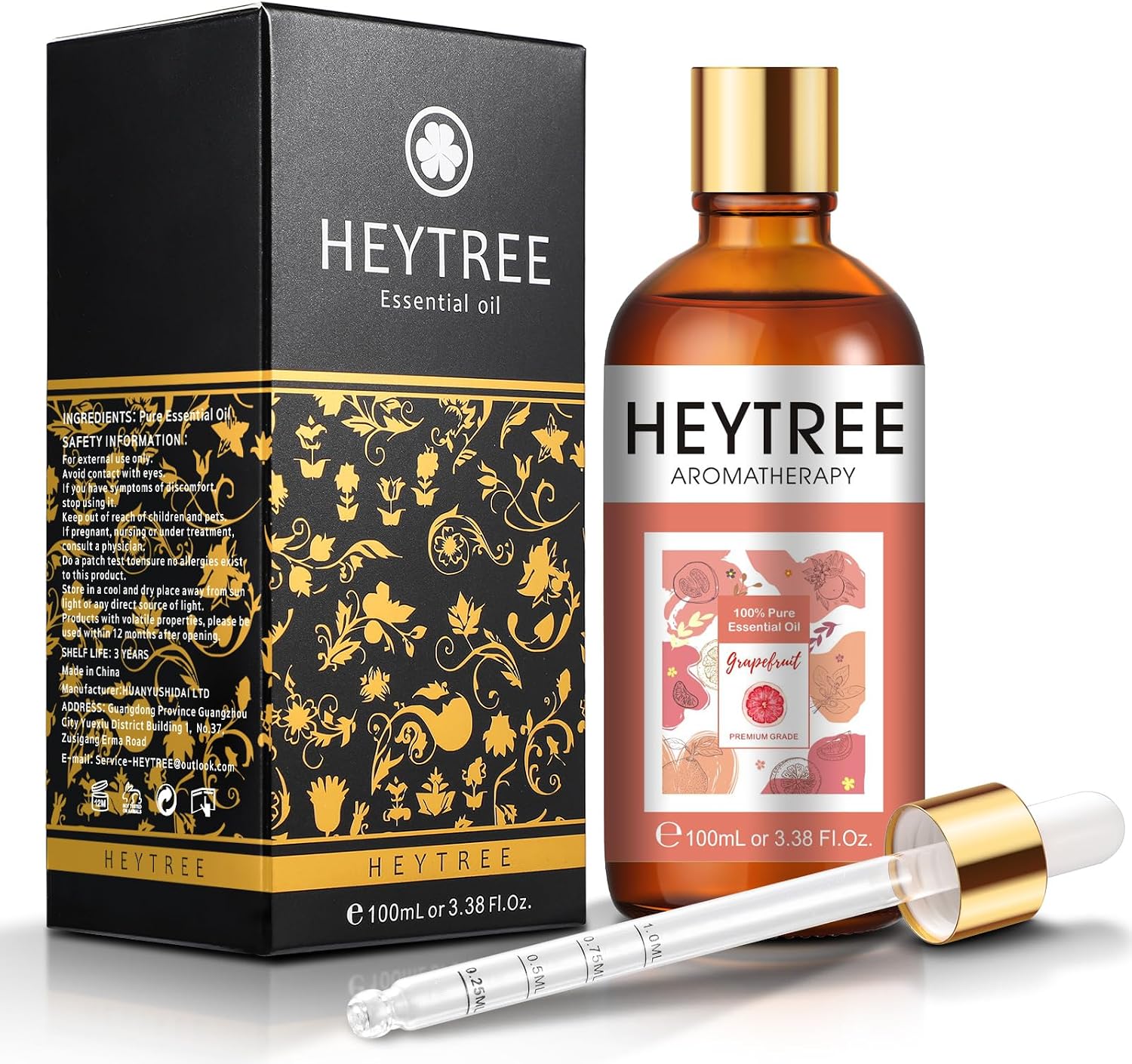Detalle de HEYTREE Grapefruit Essential Oil 100ml