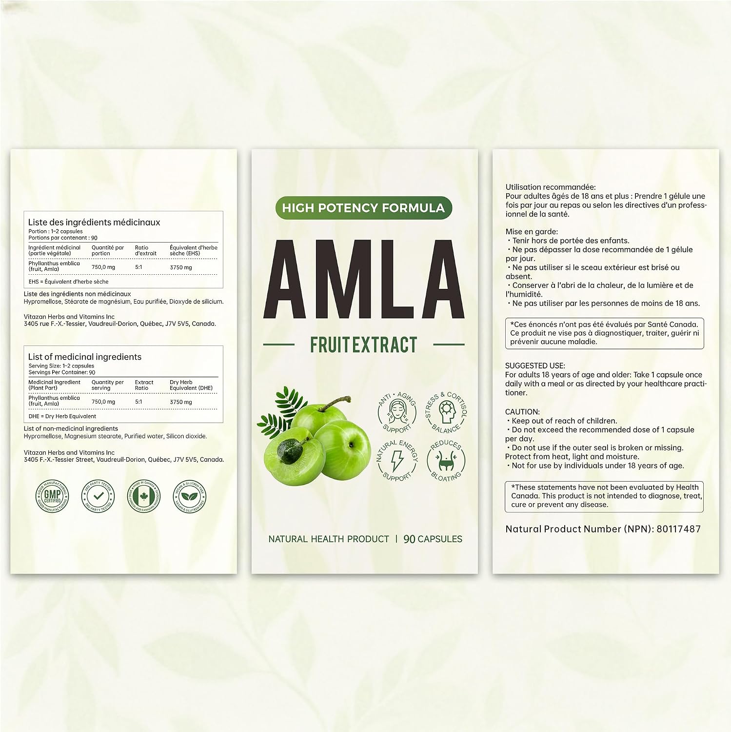 Thumbnail 6 de RINKMO Organic Amla Capsules, 90 Count Ayurvedic Herbal Supplement