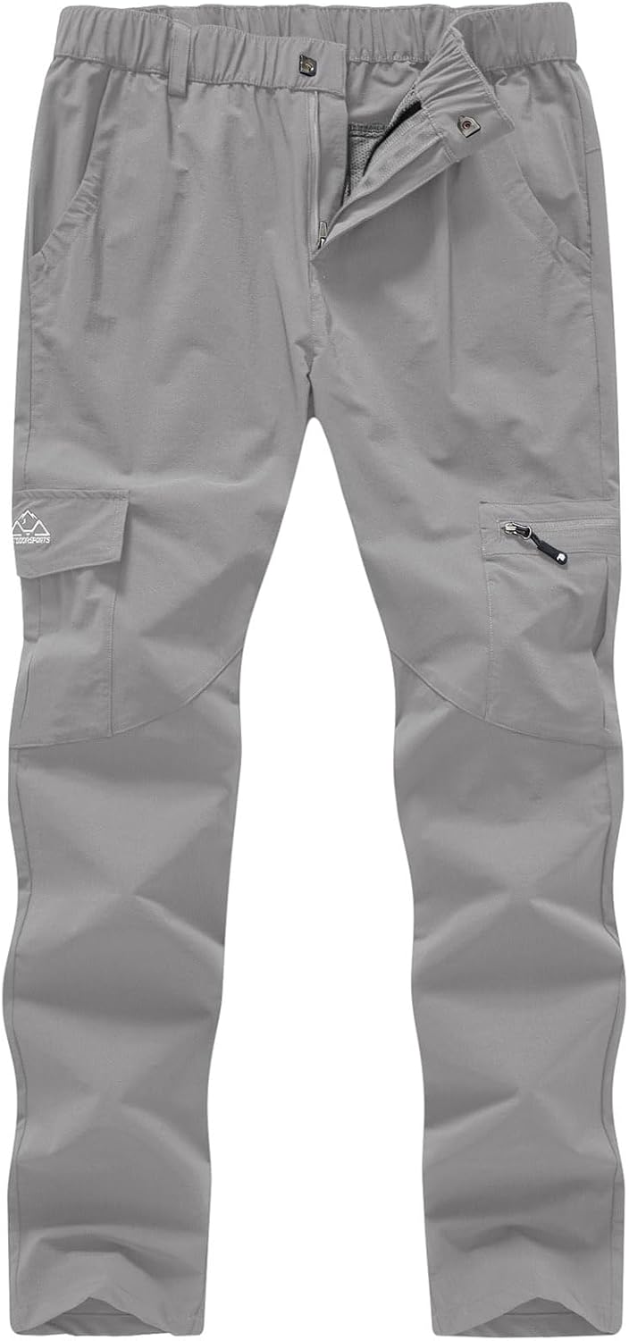 Detalle de YSENTO Women's Hiking Pants, 4-Way Stretch, Quick-Dry, UPF 50+, 6 Pockets