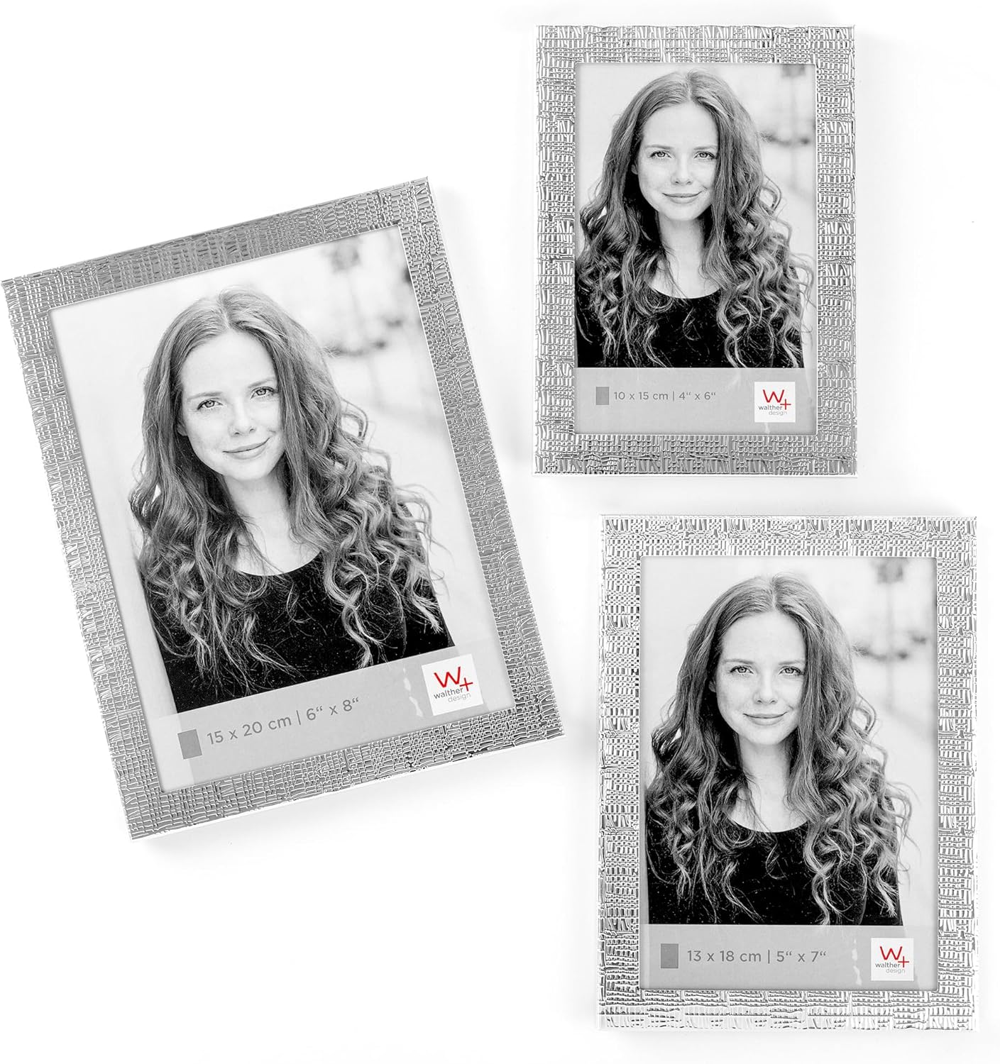 Thumbnail 3 de Cadre photo Mirja AB520S Cadre Photo Pour Portrait en Aluminium - 15 x 20 cm, Argenté