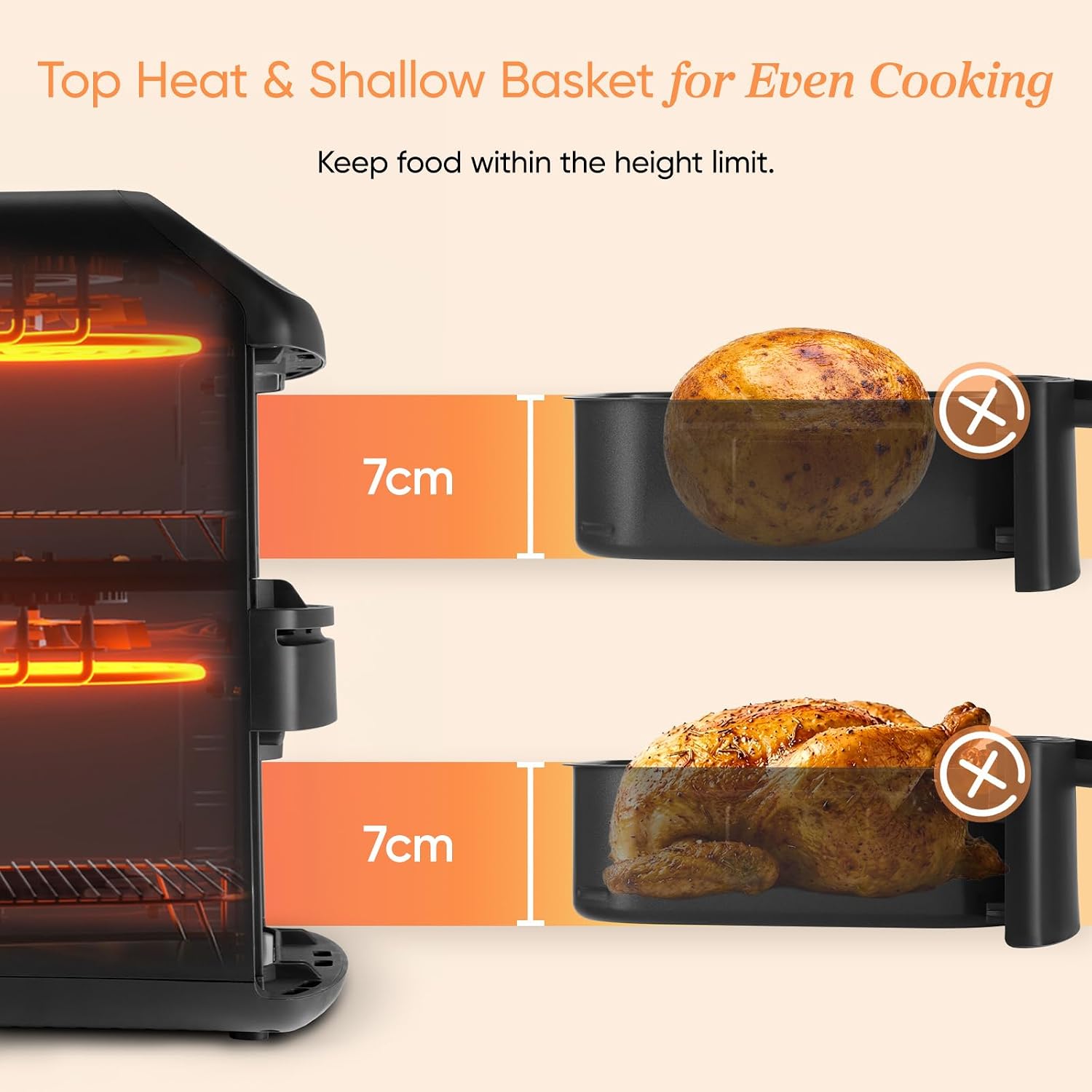 Thumbnail 4 de Cosori Air Fryer Turbo Tower Compact 8.6L
