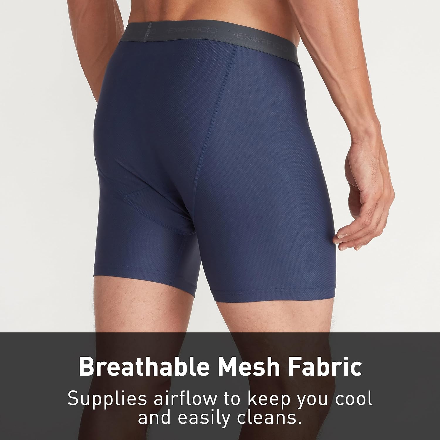 Detalle 2 de ExOfficio Men's Give-N-Go 2.0 Boxer Brief – Cool, Comfortable Underwear