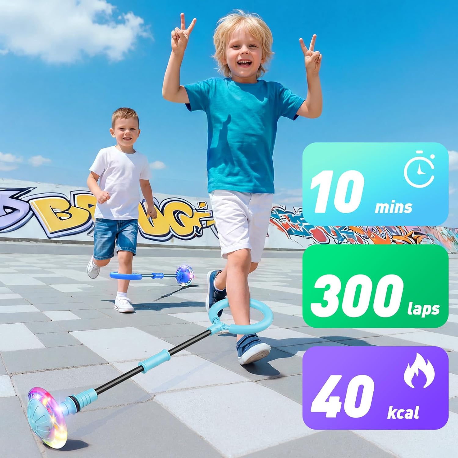 Thumbnail 1 de Ankle Skip Ball for Kids with Counter