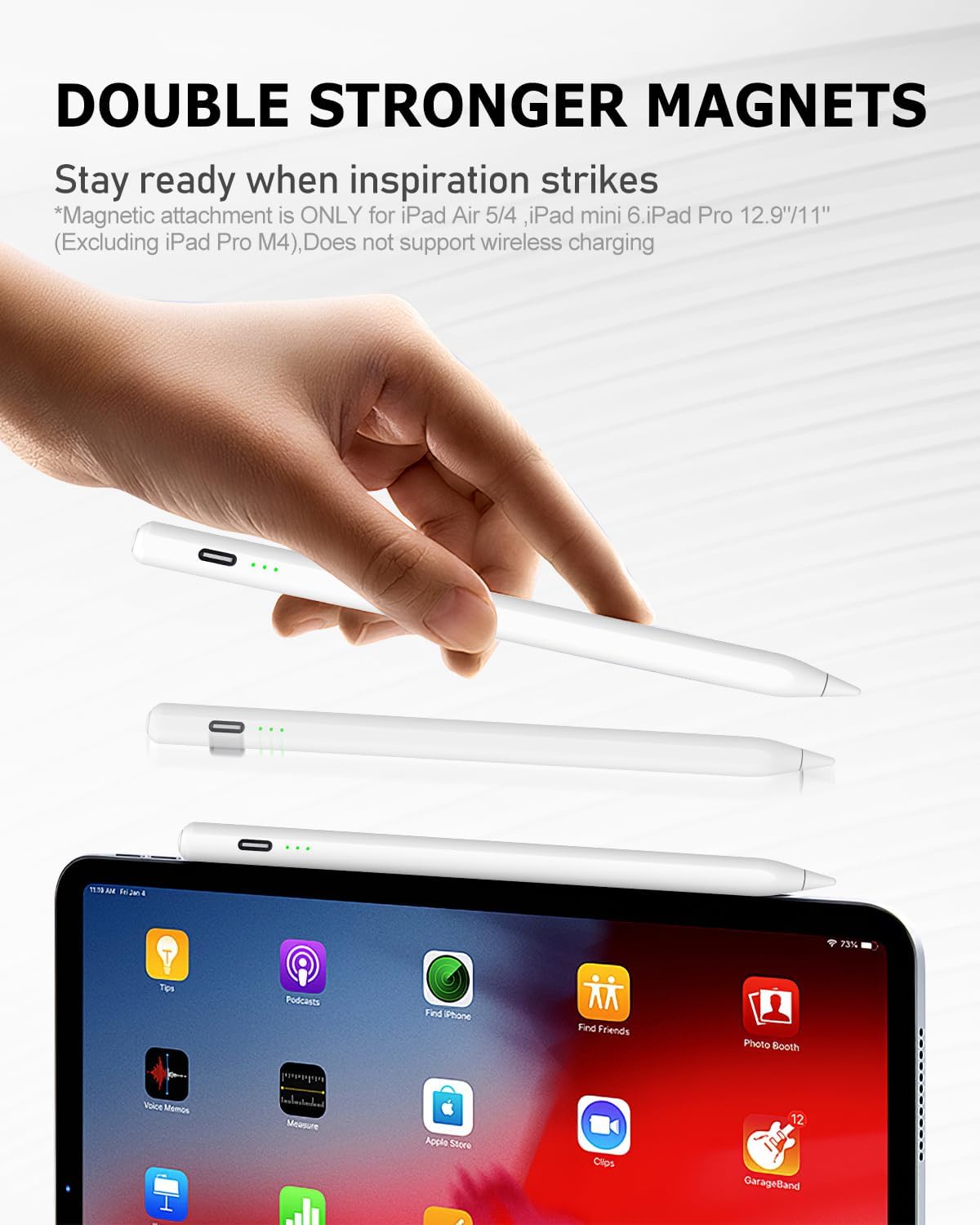 Thumbnail 4 de varkda Apple Stylus Pen for iPad 13 min