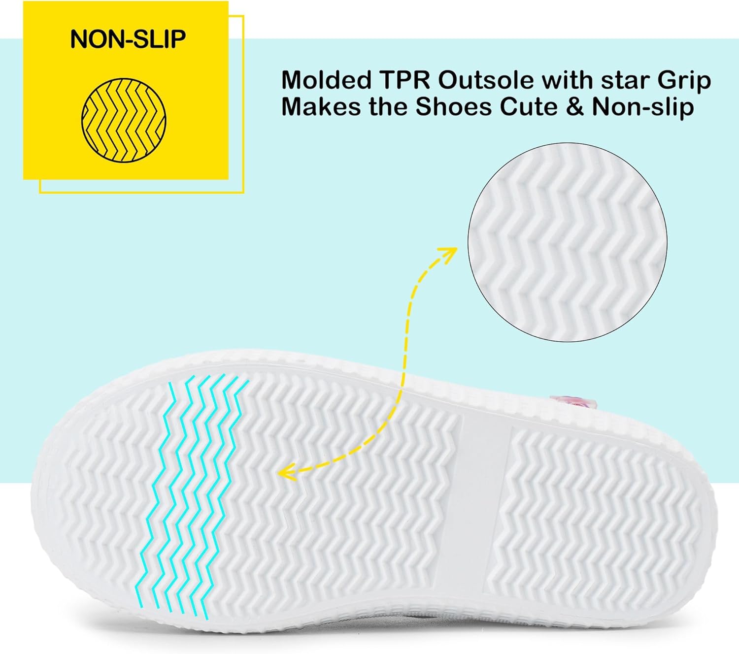 Thumbnail 4 de Unisex Kids Canvas Slip-on Trainers Toddlers Sneakers (Plimsoles)