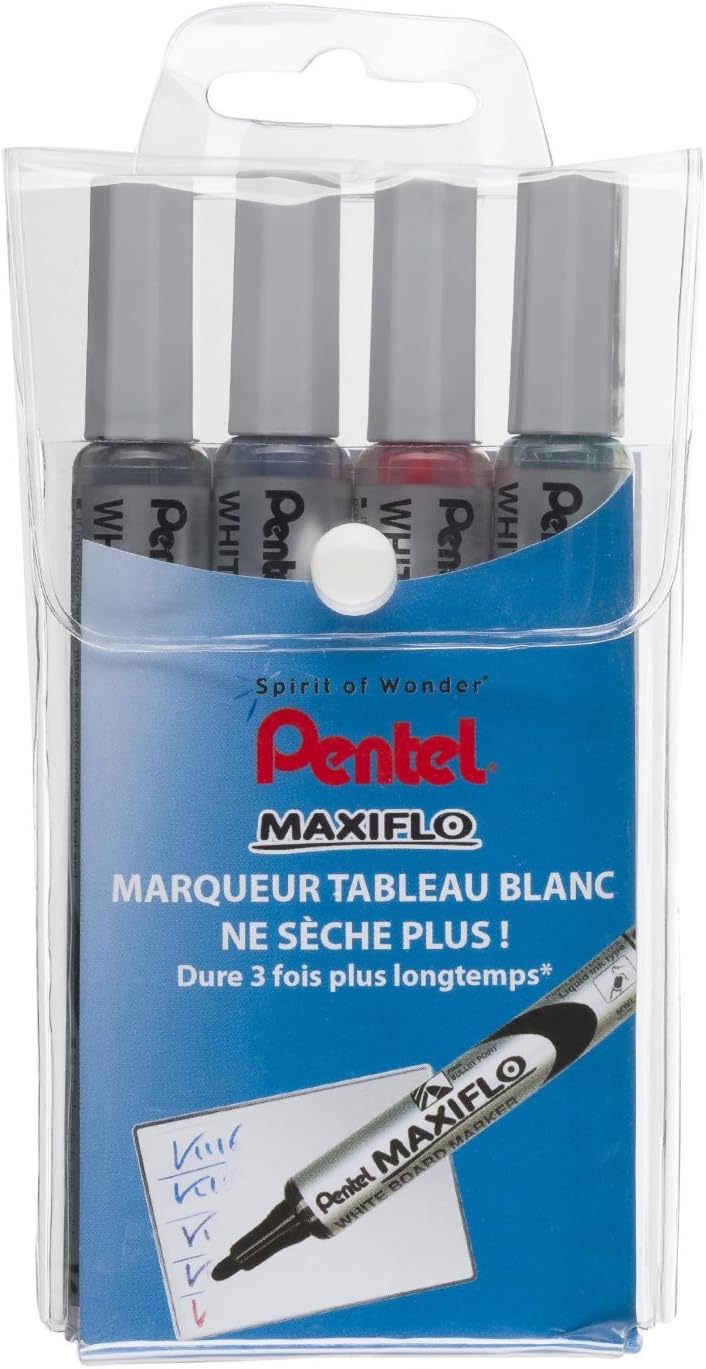 Pentel Maxiflo marqueurs tableau blanc 4 mm 🖊️