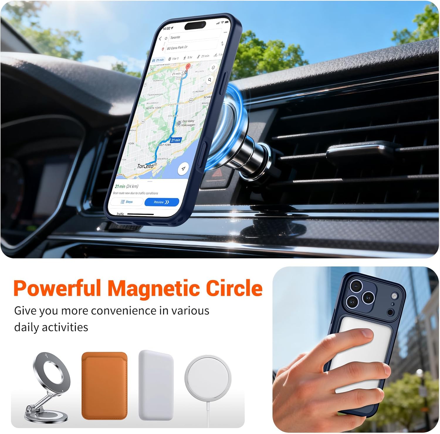 Thumbnail 3 de supfine Magnetic iPhone 17 Pro Max Case 10ft