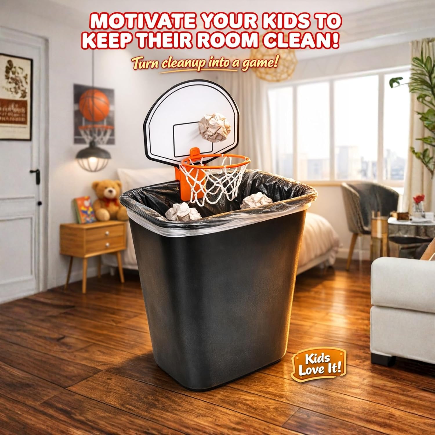 Detalle 2 de ArtCreativity Mini Basketball Hoop Set