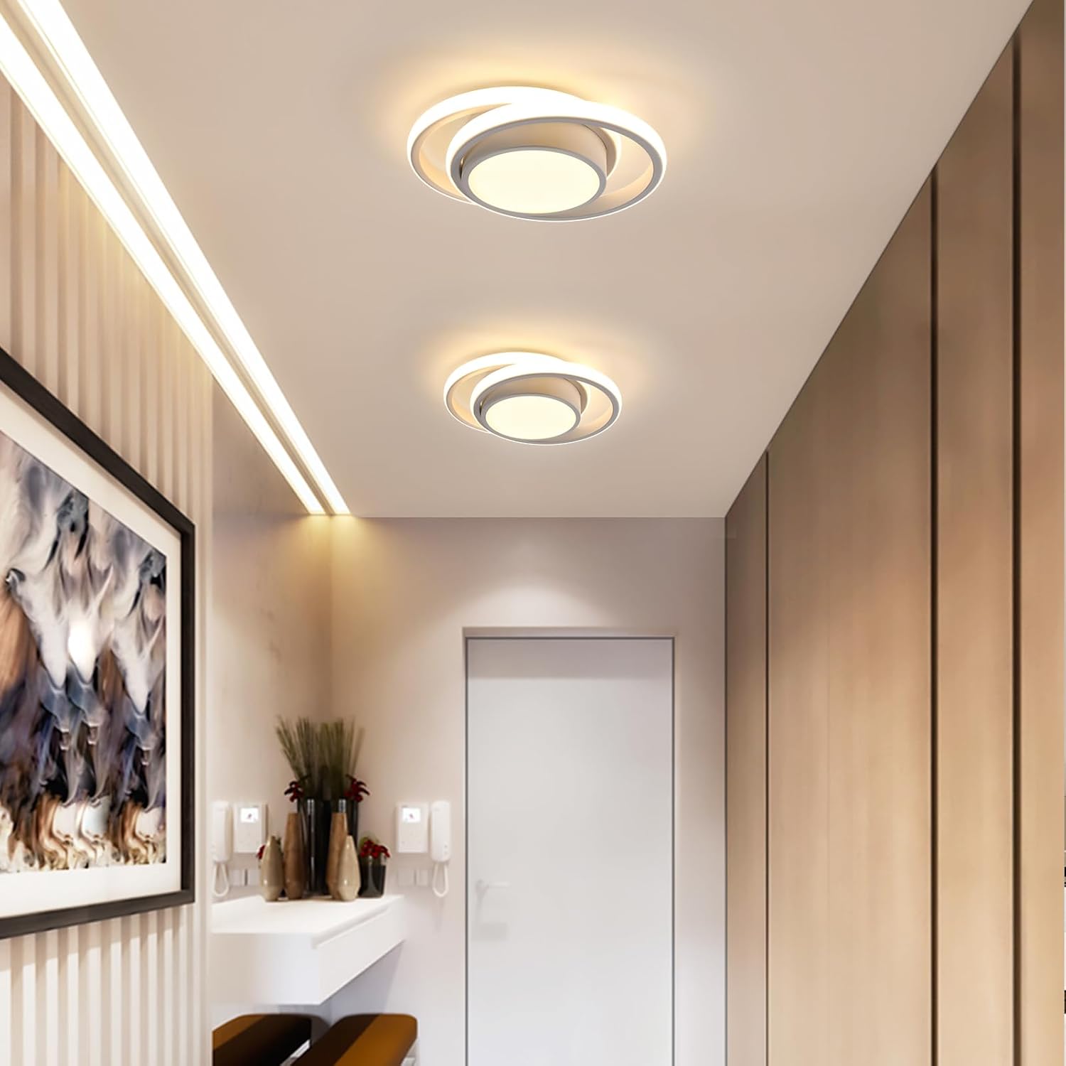 Thumbnail 4 de Comely Lámpara de Techo LED Redonda 32W 🌟 Estilo Moderno