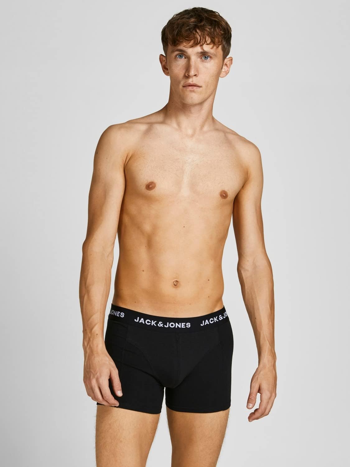 Detalle de Jack & Jones Jacblack Friday Trunks 5 Pack Ltn Bóxer para Hombre – Negro, Talla M