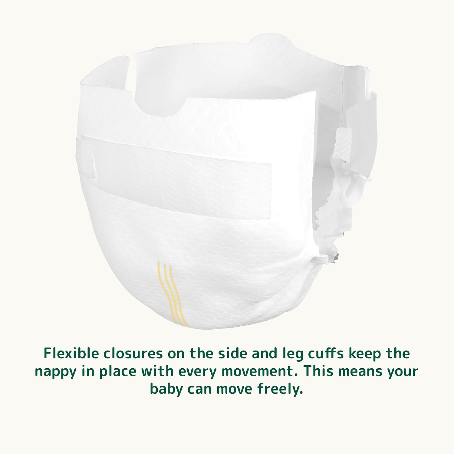 Detalle de Bambo Nature Hypoallergenic Baby Diapers Size 0 (24 Count) – Eco-Labeled, Super Absorbent and Skin Friendly