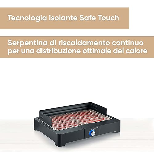 Thumbnail 1 de SEVERIN Barbecue Elettrico da Tavolo 2200W PG 8565: barbecue domestico sicuro e pratico
