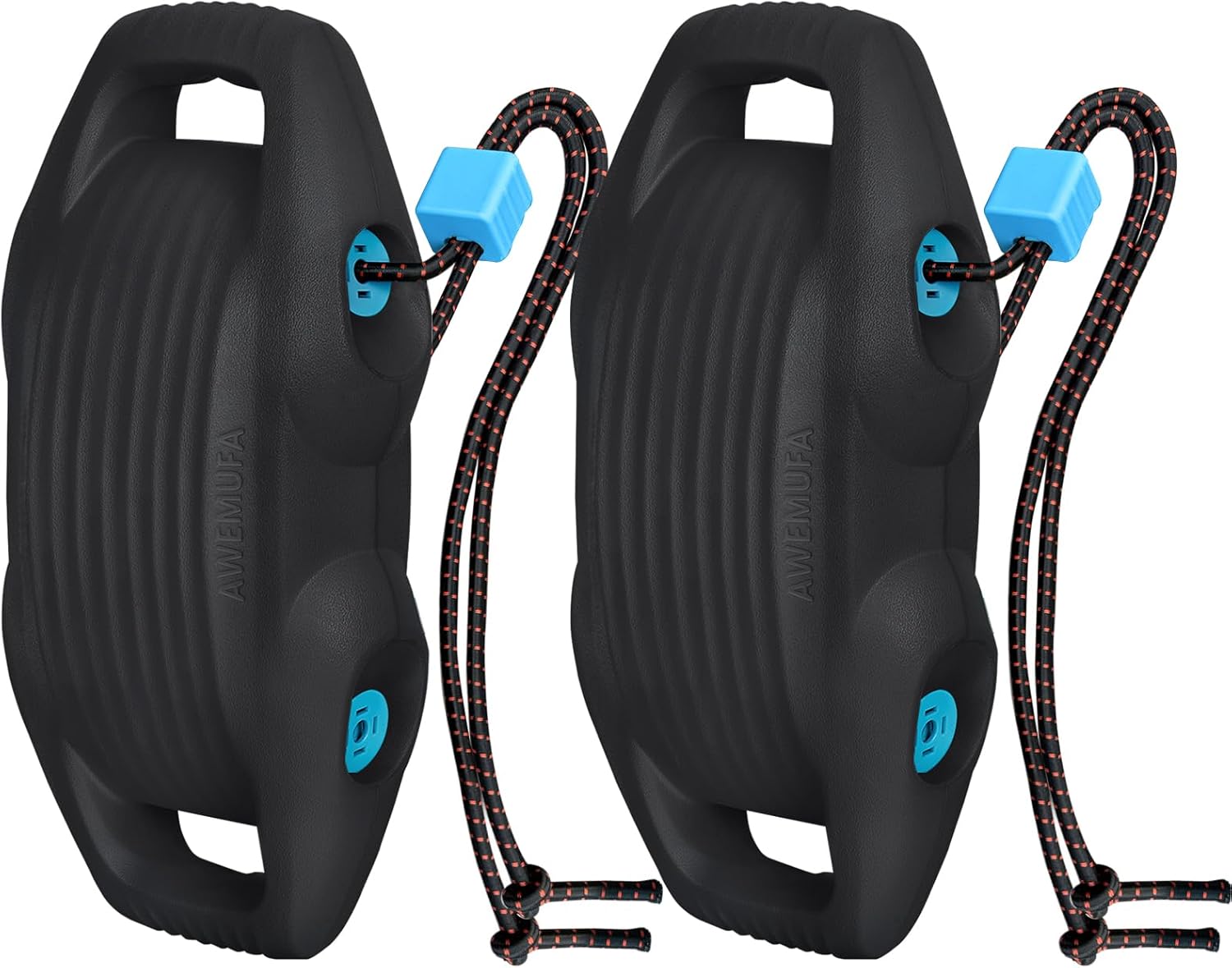 AWEMUFA Boat Fenders (EVA) — Easy to Install Docking Bumpers for Pontoon, Bass, Jet Ski & Fishing Boats