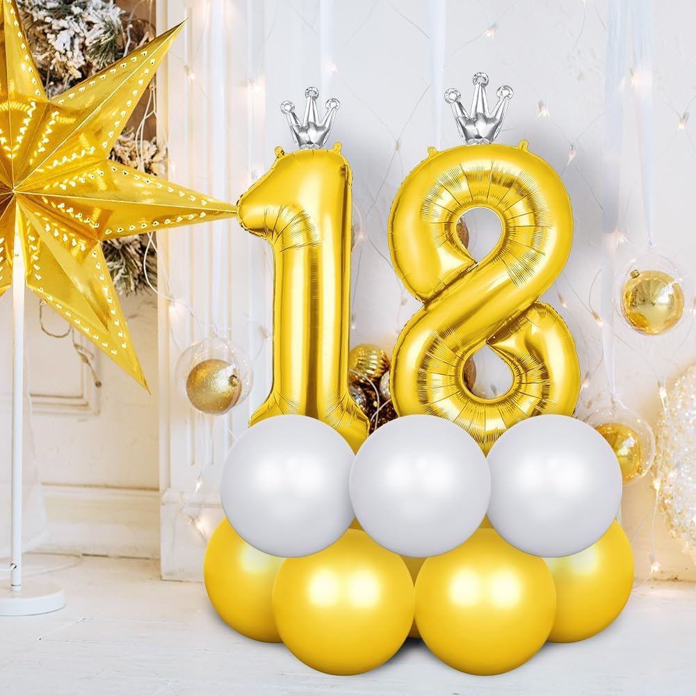 Thumbnail 4 de AOOSU Ballon chiffre 1 101 cm doré
