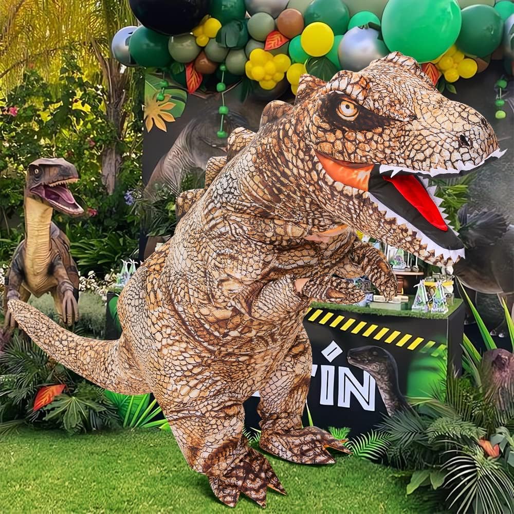 Thumbnail 1 de KOOY Inflatable Dinosaur Costume, Kids’ T-Rex, Waterproof Polyester