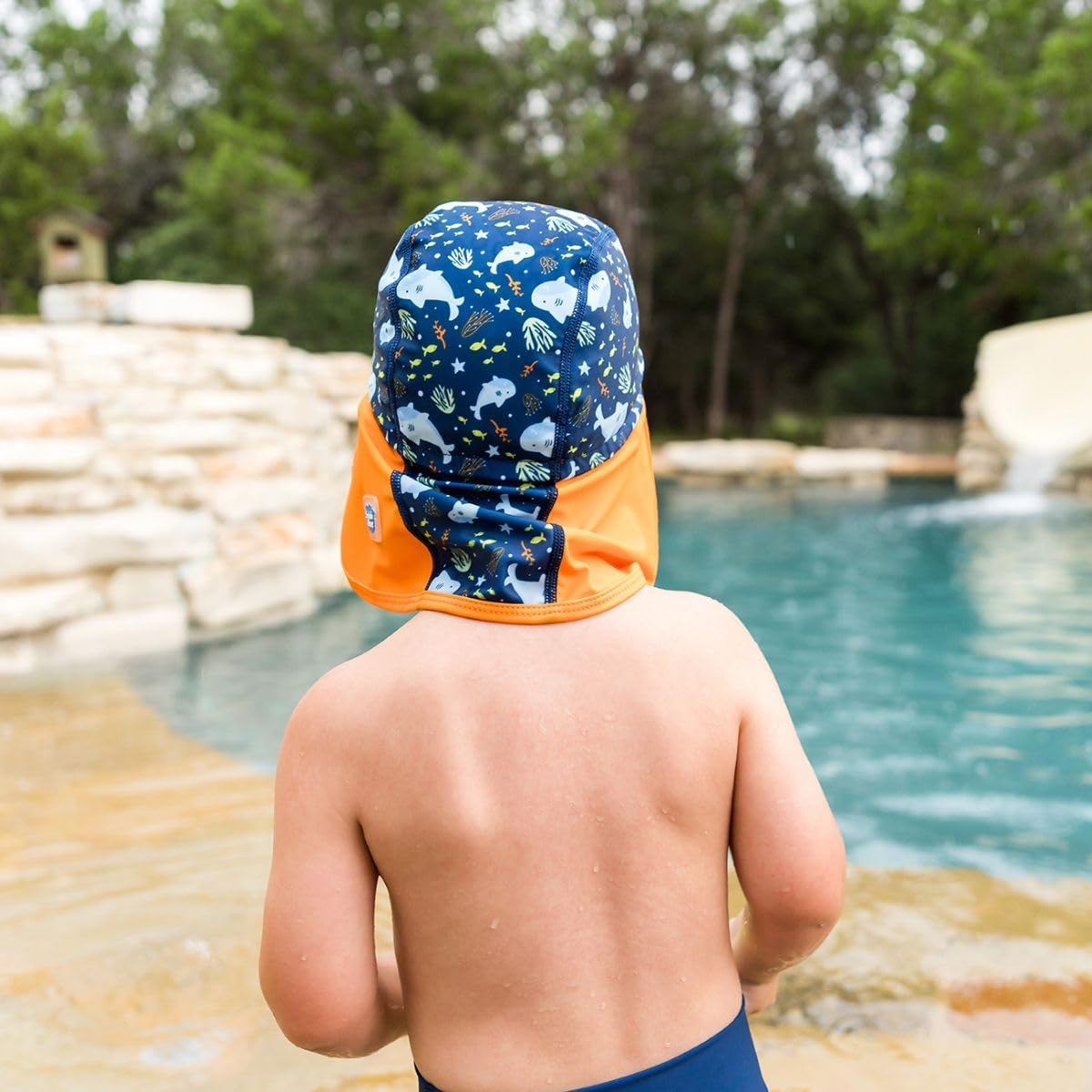Thumbnail 2 de Splash About Bonnet Légionnaire Mixte Enfant – Protection solaire UPF 50+ (S et L)