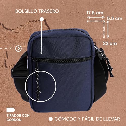 Thumbnail 3 de Bandolera Coronel Tapiocca para Hombre: bolsa bandolera en lona resistente