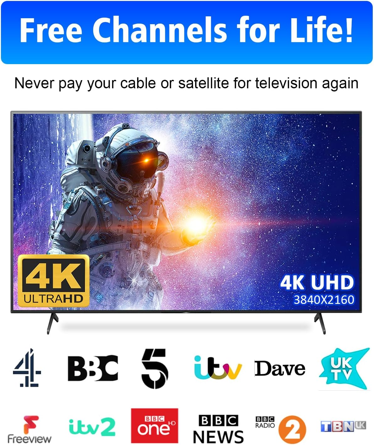Detalle de Indoor TV Aerial for Freeview & Freeview HD with 360° Reception