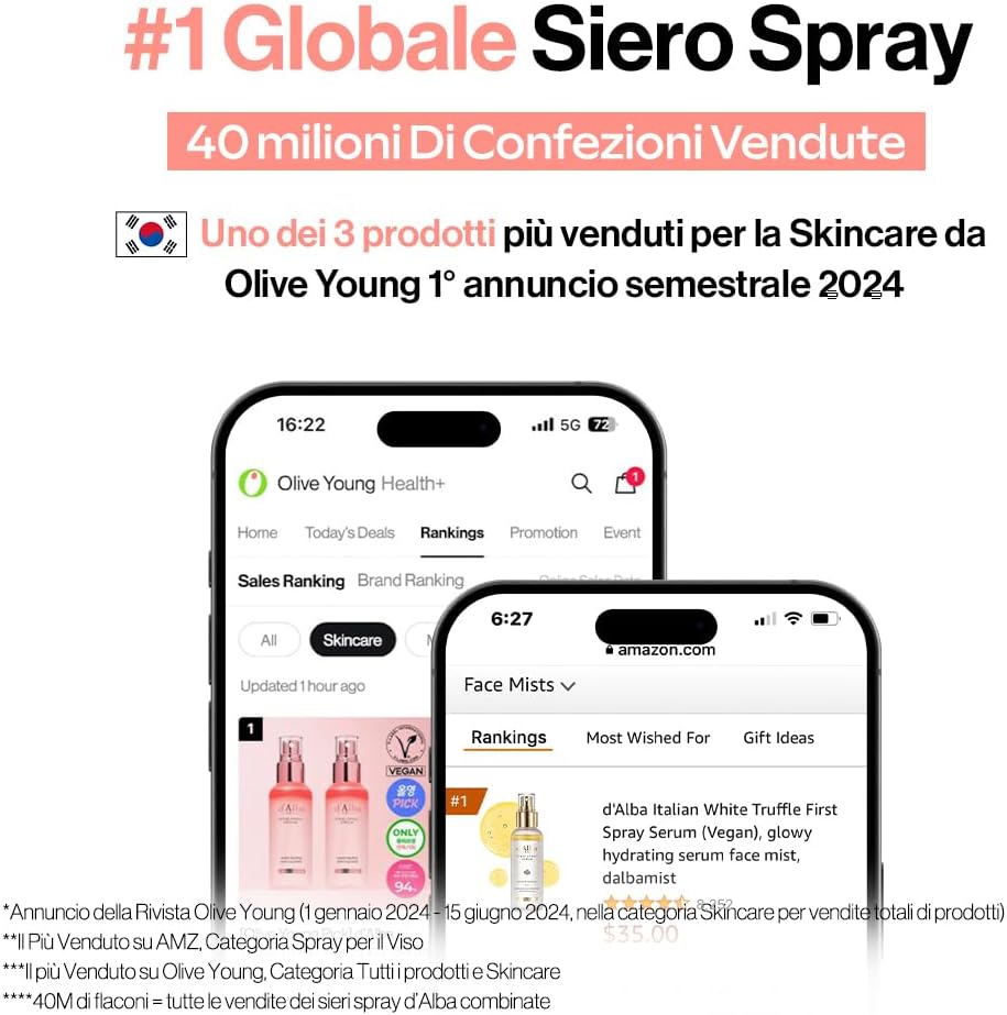 Thumbnail 1 de d'Alba Siero Vital Spray Serum
