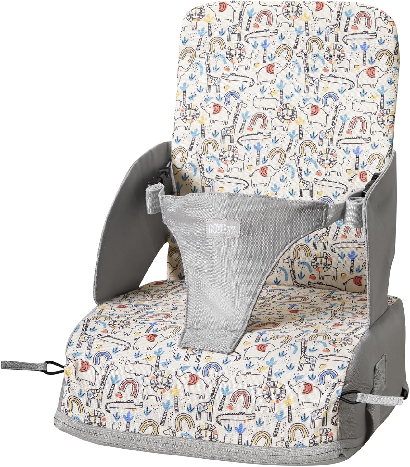 Detalle de Nuby Travel Booster Seat – Compact and Foldable: A practical sit-up chair for 6+ months to 3 years