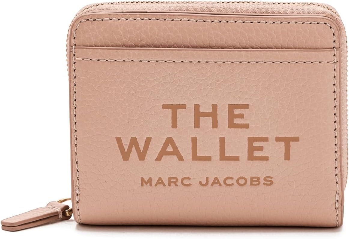 Detalle 2 de Marc Jacobs The Mini Compact Wallet 2R3SMP044S10-230 – Portafoglio Donna in Pelle martellata CAMEL