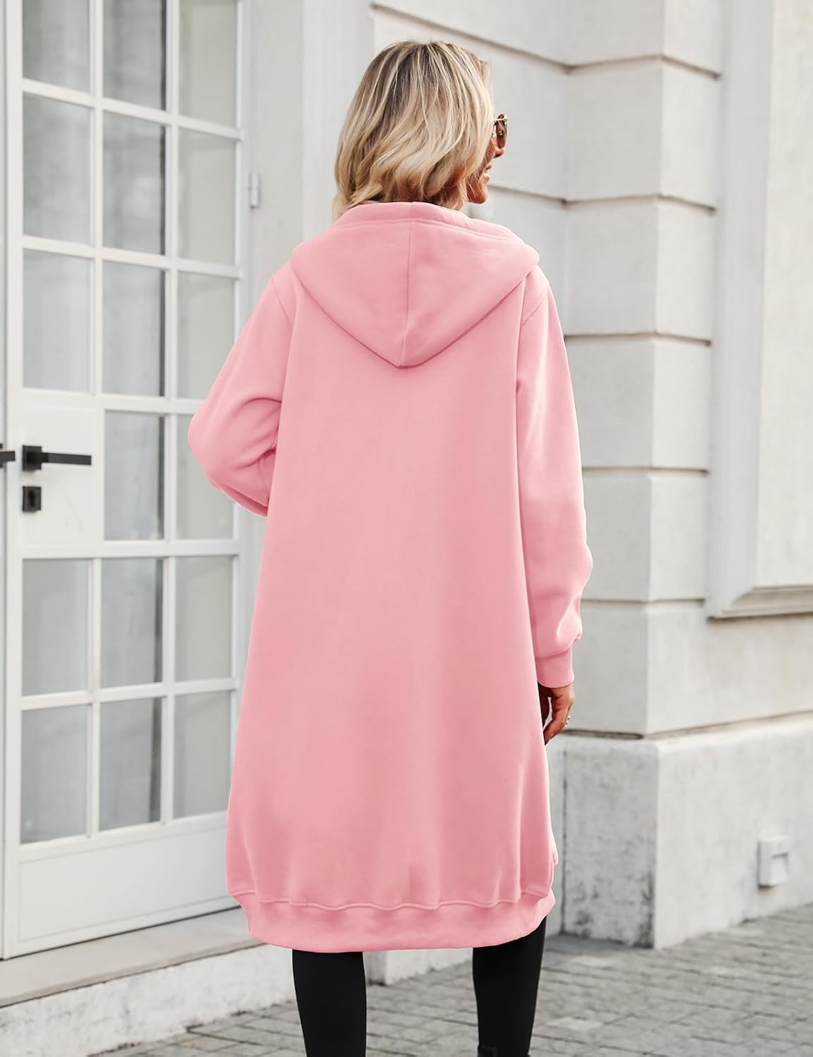 Detalle de Tuopuda Lange Kapuzenpullover Hoodie