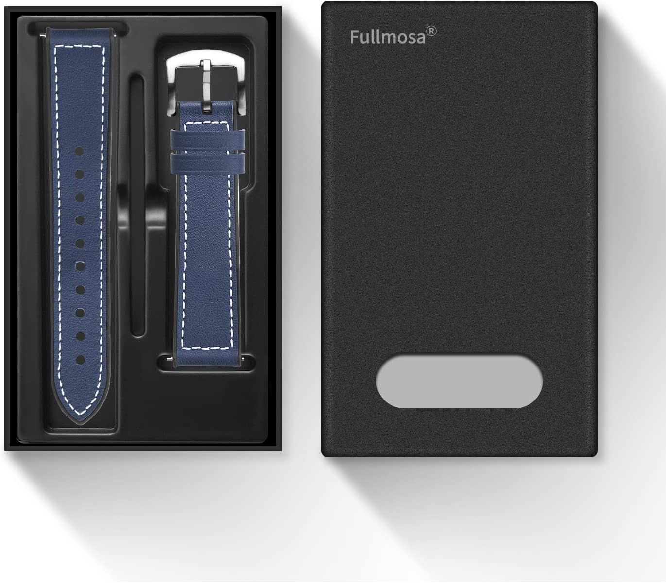 Thumbnail 7 de Fullmosa 22mm Correa Cuero y Silicona Garmin Forerunner 255
