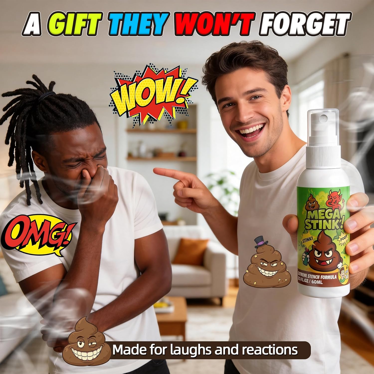 Thumbnail 5 de GleamGlee Extra Strong Fart Spray Prank Set – Insanely Potent Real Stink Spray + Quick Odor Fix