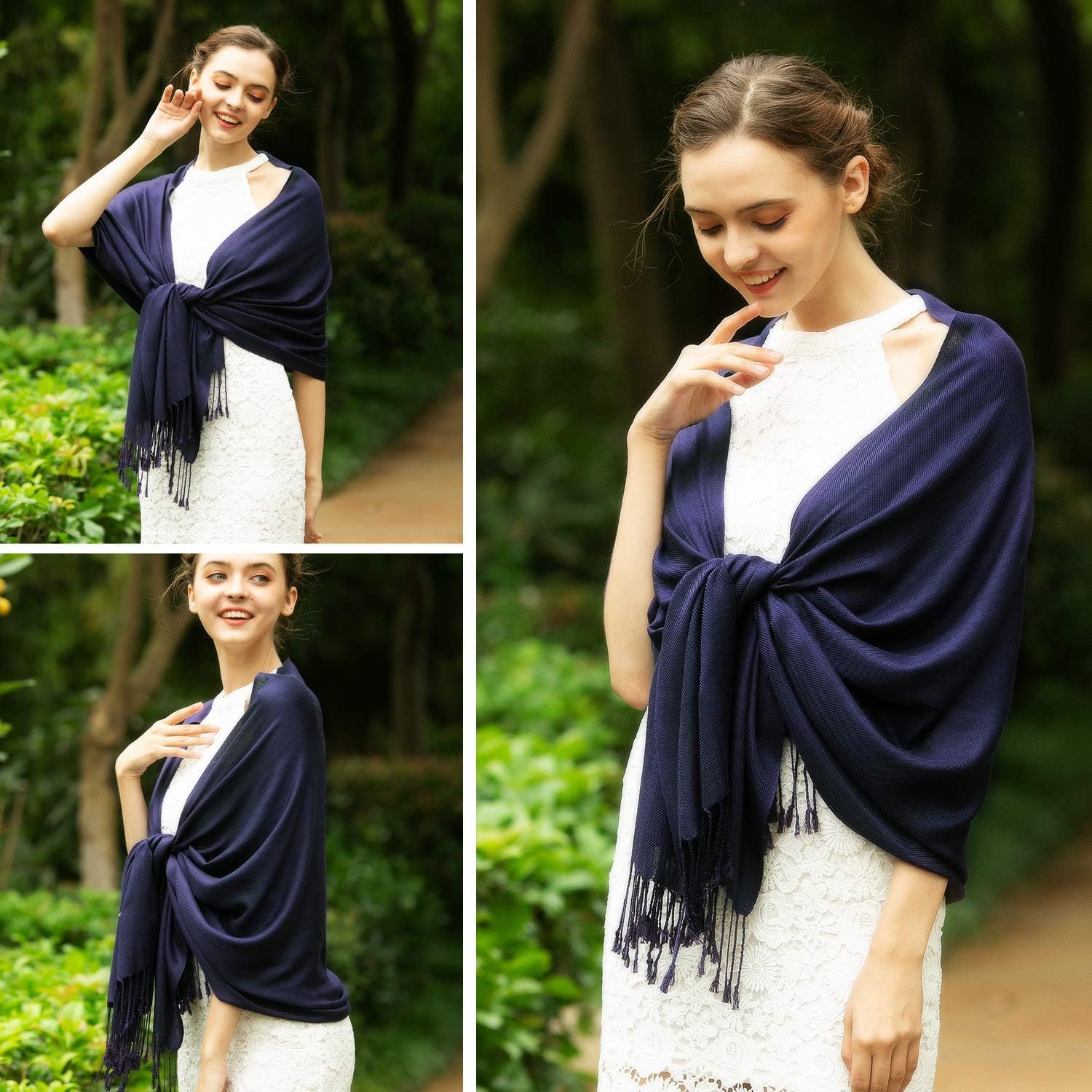 Detalle 2 de FURTALK Shawl Wrap 25.6 × 76.8 inches