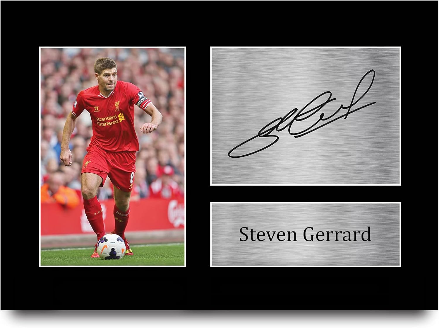 Thumbnail 5 de HWC Trading Steven Gerrard Liverpool A4 printed signed autograph picture (framed, portrait)