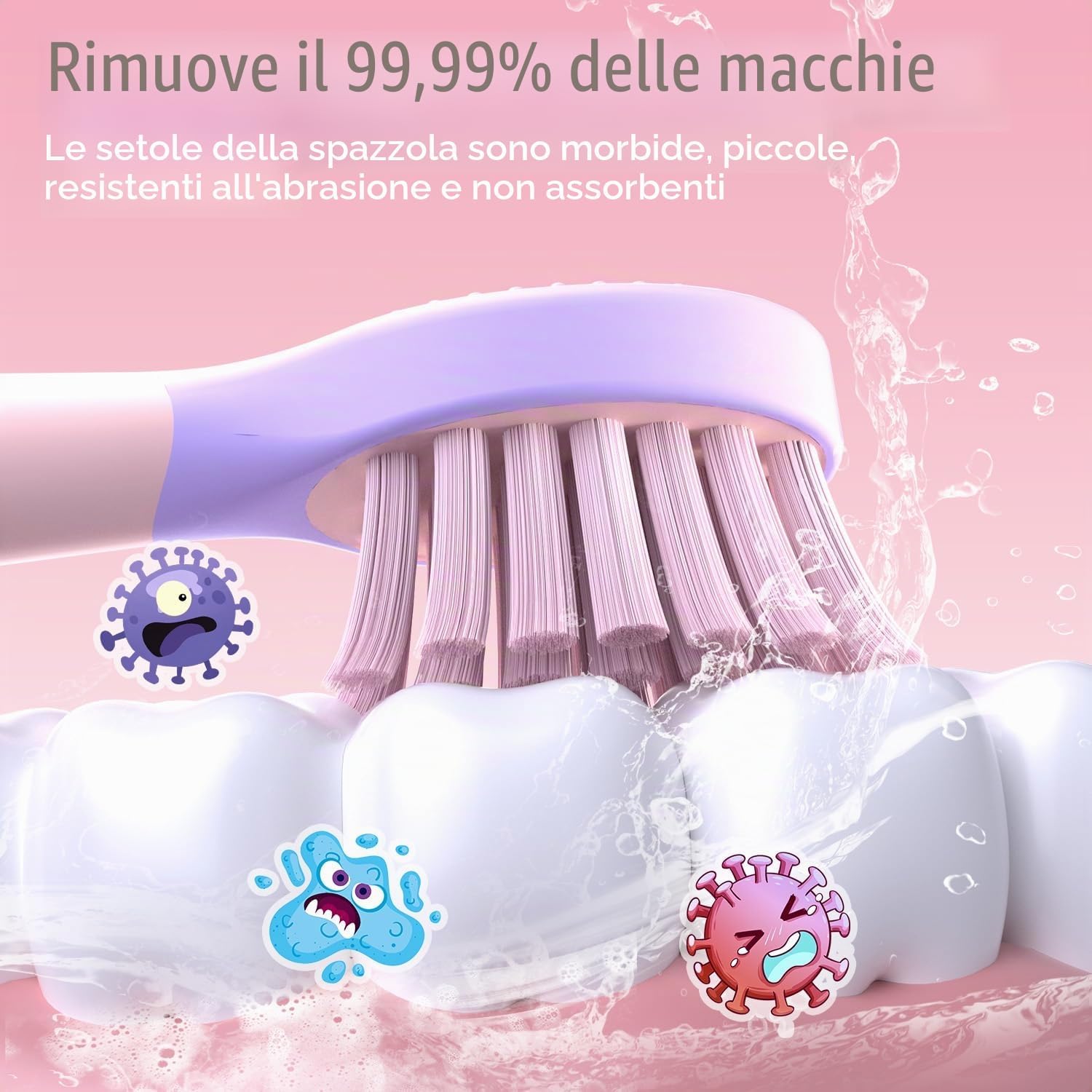 Detalle de JTF Spazzolino Elettrico Bambini 3-12 Anni