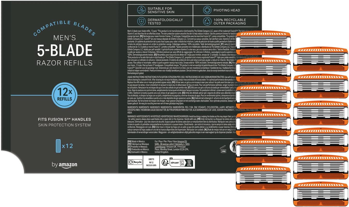 by Amazon ricariche compatibili 12 Unità 🪒