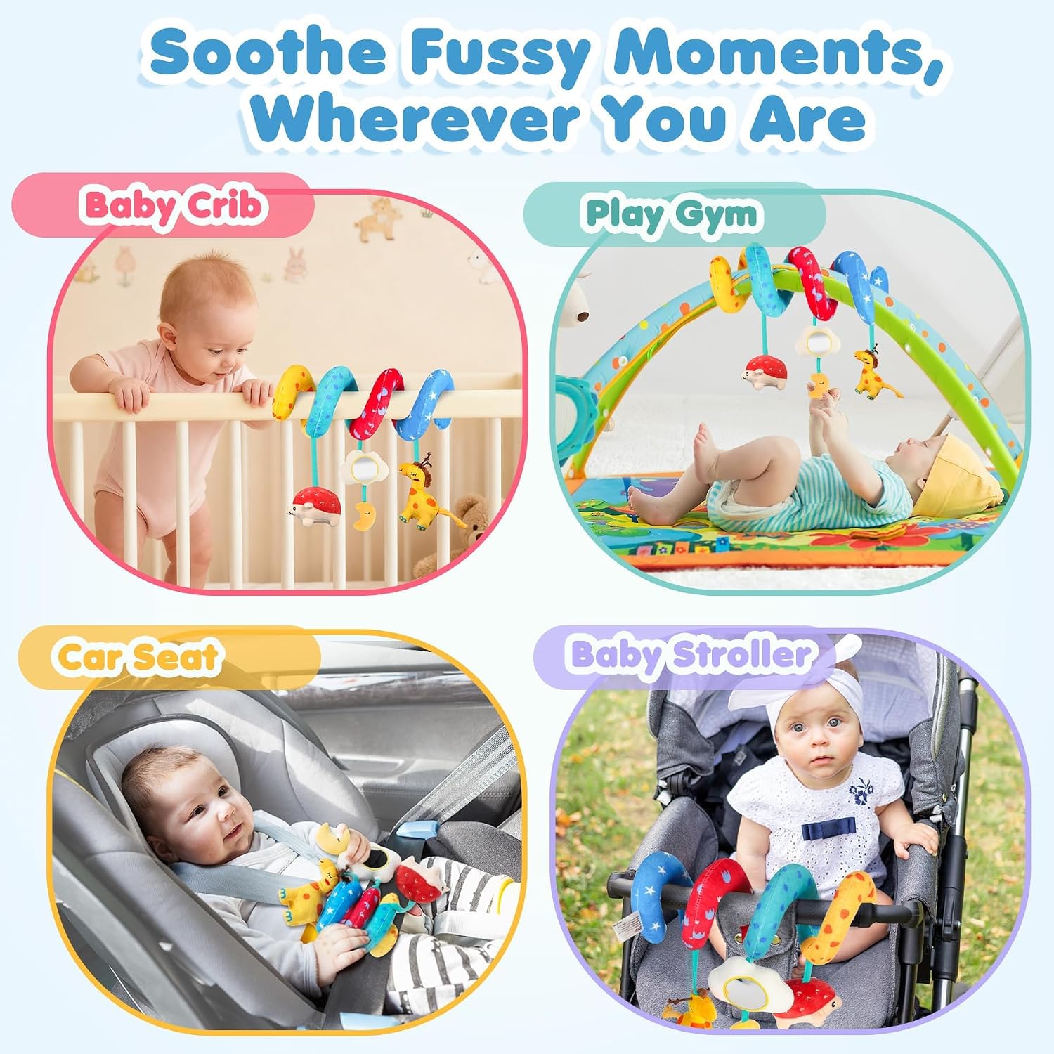 Thumbnail 5 de URMYWO Car Seat Toys for Babies 0-6 Months