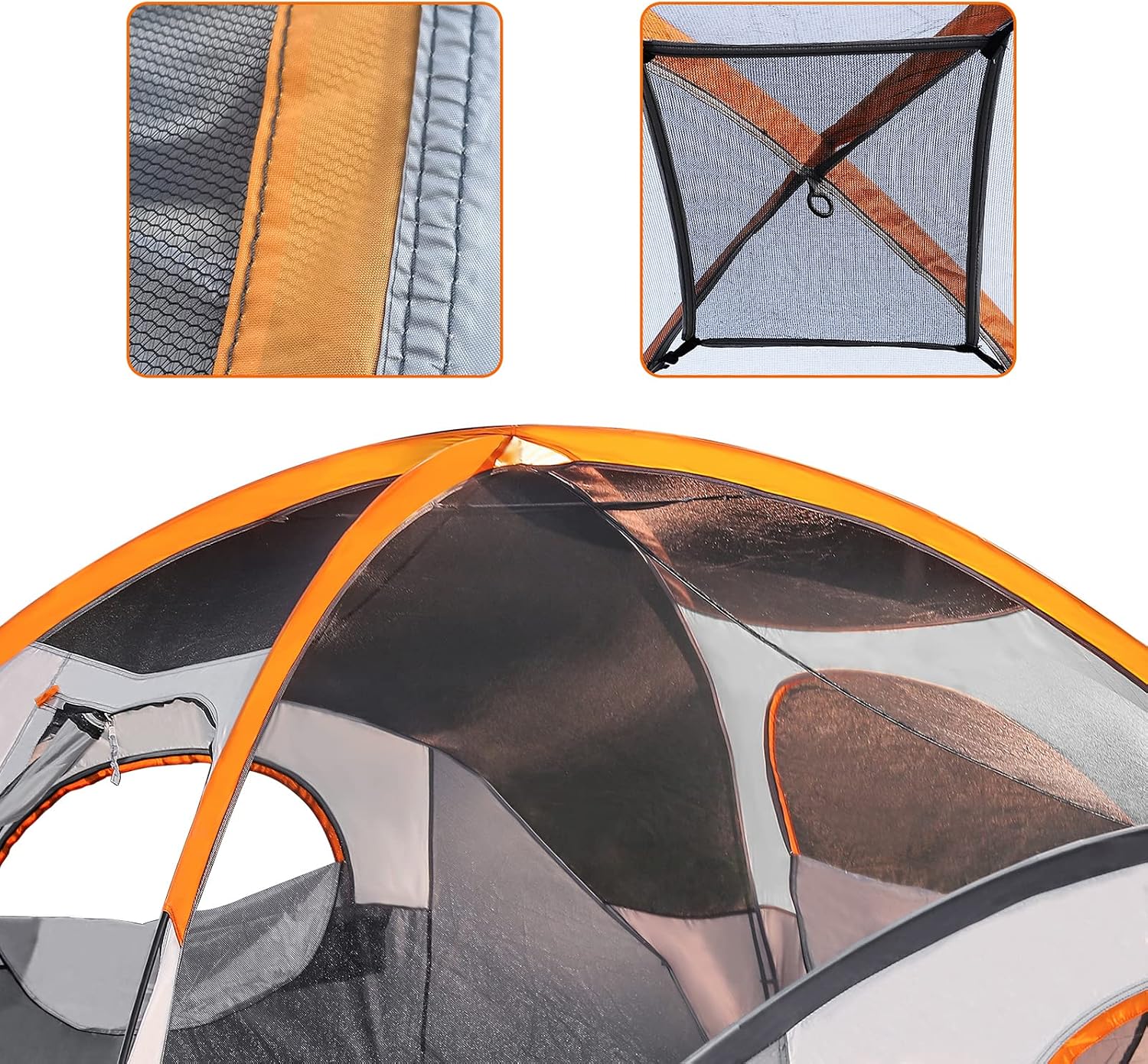 Detalle de Amazon Basics Dome Camp Tent for 3-Season Use