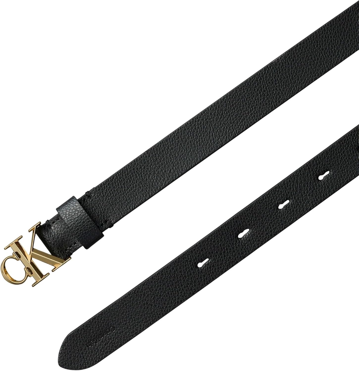 Detalle 2 de Calvin Klein cinturino Fibbia con logo discreto 25 mm Pebble YIH