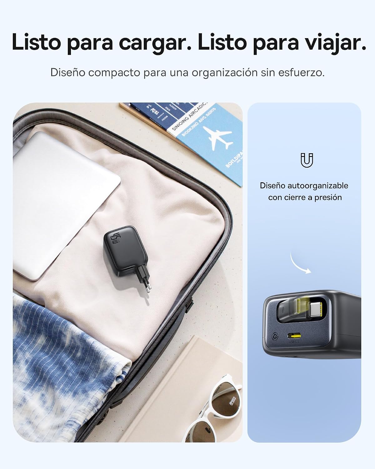 Detalle 1 de Baseus Enercore 45W cargador USB-C