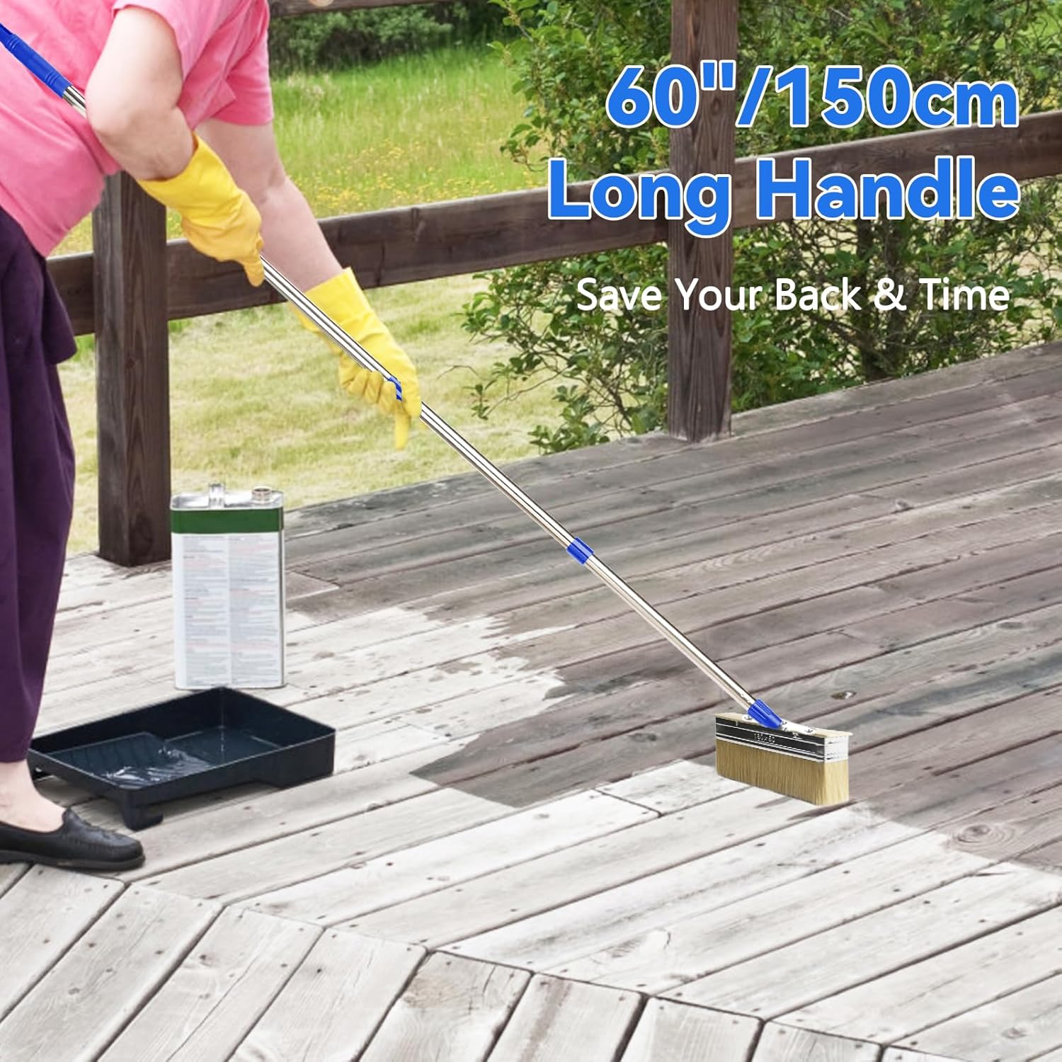 Detalle de Pimekoy Decking Paint Brush 7 inch