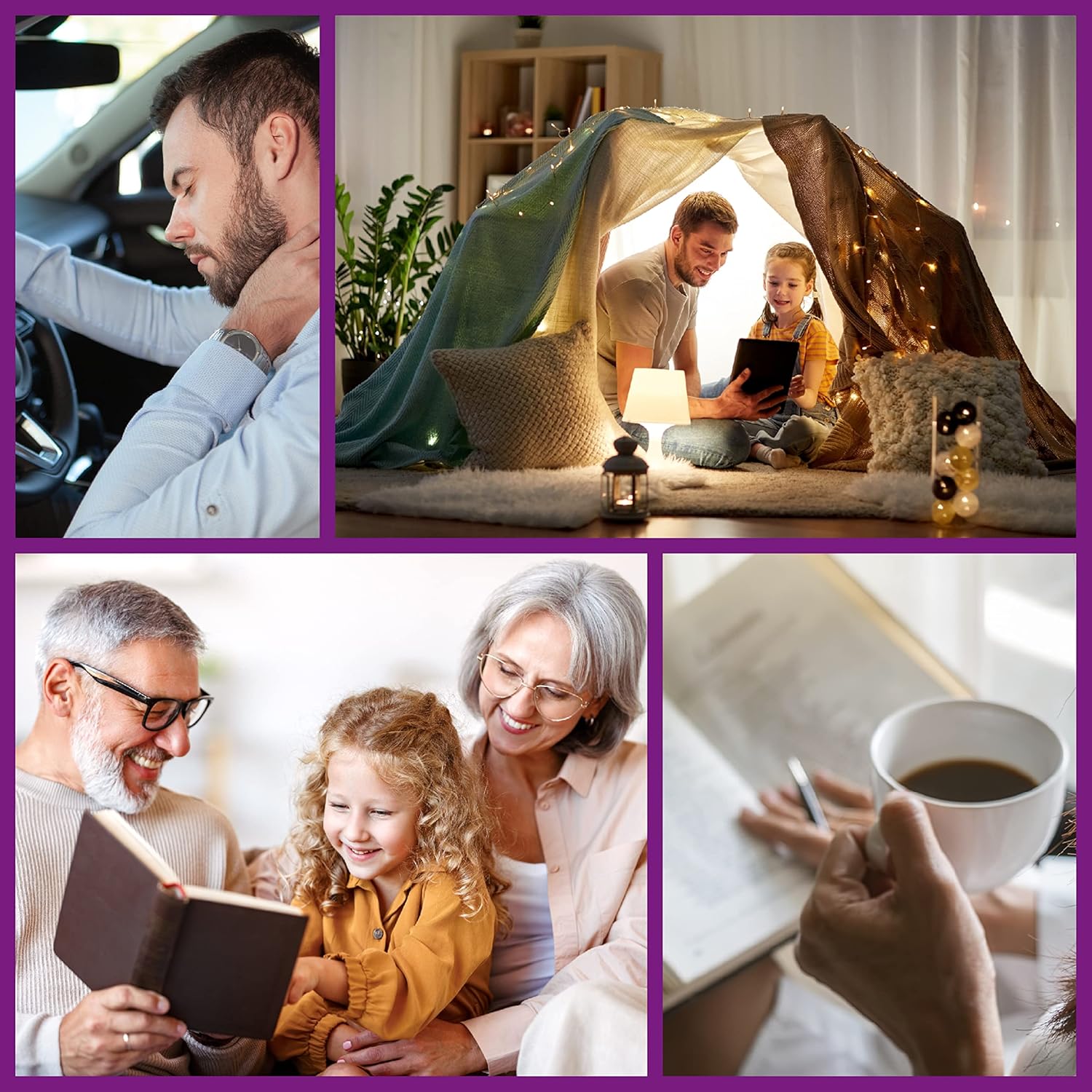 Thumbnail 3 de Leseknochen Nackenkissen Tiere (Jungle Blau) – handgestopft & waschbar aus 100% Baumwolle