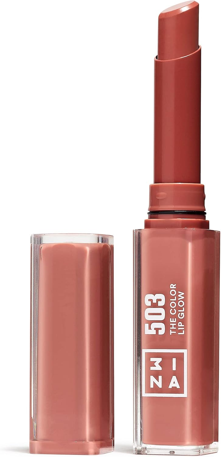 Detalle de 3INA The Color Lip Glow 503 Rosa Nude rossetto nutriente 🎨