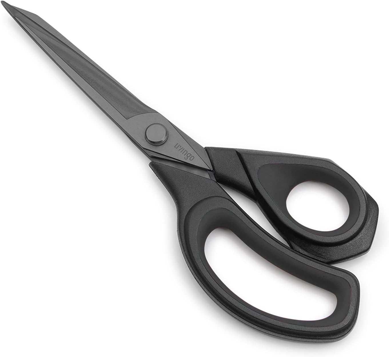 Thumbnail 6 de LIVINGO Ensemble de ciseaux de couture avec lames revêtues titane (22 cm + 24 cm) – acier forgé, manche en caoutchouc doux