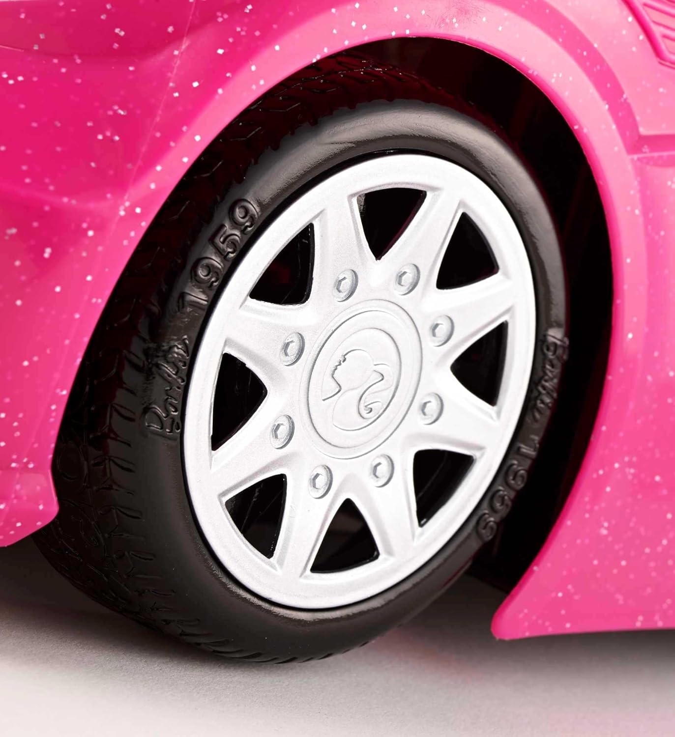 Thumbnail 3 de Barbie Sparkly Pink 2-Seater Car with Doll