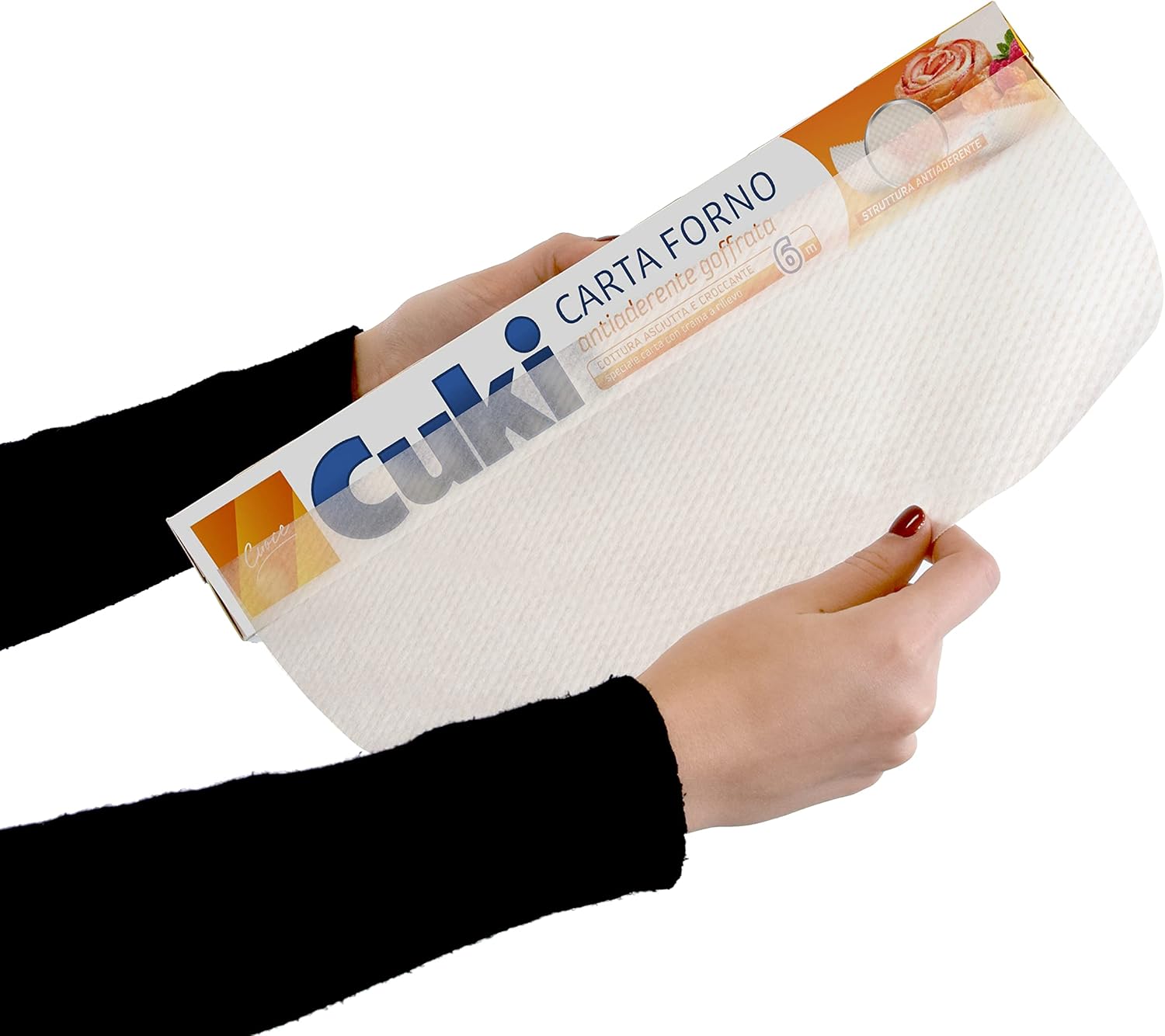 Detalle 2 de Cuki Carta forno goffrata 33 cm – 6 confezioni da 6 m